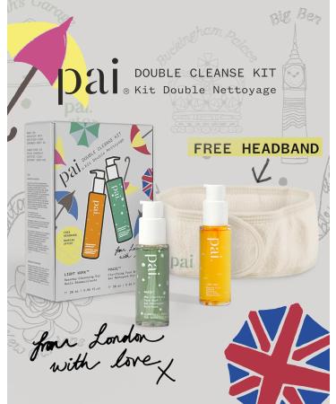 Pai Skincare London | Double Cleanse Beauty Gift Set | Organic Face Wash & Makeup Remover for Sensitive Skin | Made in London - Buy Online on SooperMarket.com