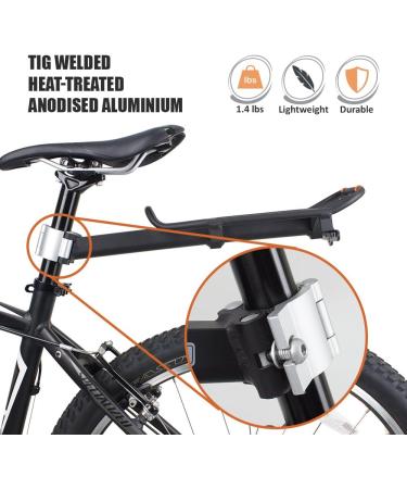 Ibera Seatpost-Mounted Bicycle Carrier Rack | Regular Size Rack Only | Rack and Trunk Bag Combo | Compact Size Option - Buy Online on SooperMarket.com