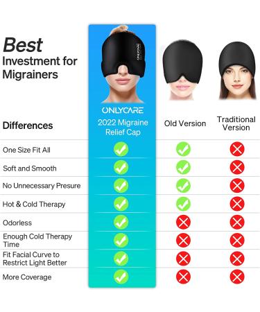 Migraine Relief Cap - Odorless Ice Head Wrap for Headache Relief - Buy Online on SooperMarket.com