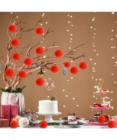 36 Pieces 2 Inch Red Pom Poms for DIY Crafts and Valentine's Day Decorations - Buy Online on SooperMarket.com