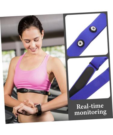 Yarnow Multi-Purpose Sports Belt for Cycling & Heart Rate Monitoring - Durable Nylon Device Holder - 17cm x 3cm - Blue - Buy Online on SooperMarket.com