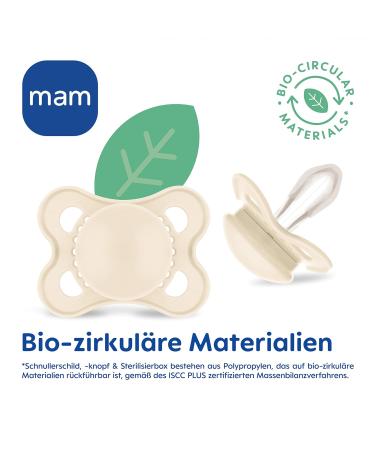 MAM Original Day & Night Pacifier Set - Sustainable & Organic 0-6 Months - Skinsoft Silicone Includes Pacifier Box - B r/Otter/Hase/Moon Blue - Buy Online on SooperMarket.com