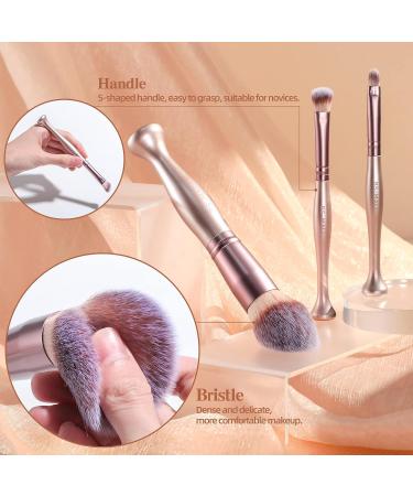 BS-MALL Premium Synthetic Makeup Brushes Set - 14 Rose Brushes Stand Up for Foundation, Powder, Concealers, and Eye Shadows - Buy Online on SooperMarket.com