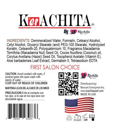 KERACHITA Brazilian Keratin Chocolate Strong 32 floz - Professional Hair Smoothing Treatment 1 Litre - Made in USA - Buy Online on SooperMarket.com