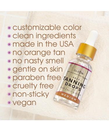 Non-Toxic Face Tanning Drops | Bronzing & Self Tanner for Quick Flawless Tan | International Shipping - Buy Online on SooperMarket.com