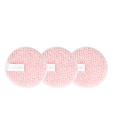Brushworks HD Reusable Makeup Remover Pad 3-Pack - Eco-Friendly 70g | International Shipping Available - Buy Online on SooperMarket.com