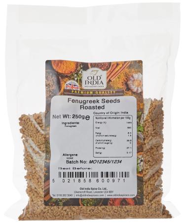 Old India Fenugreek Seeds Roasted 250g