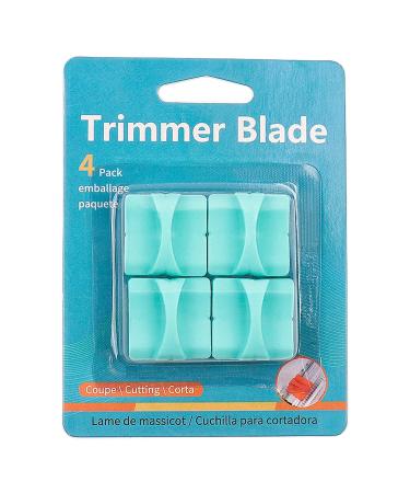 ZEQUAN Paper Cutter Blades  Paper Trimmers Replacement Blades with Safe Hiding Blade Design  Mint Green 1 x 1 x 0.86 in
