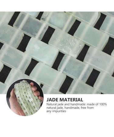 FRCOLOR Jade Facial Mask - Natural Anti-Aging Jade Stone Sleeping Eye Mask for Puffy Eyes & Dark Circles | Beauty Skincare Massage Tool - Buy Online on SooperMarket.com