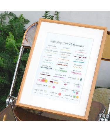 Hand U Journey Basic Embroidery Stitch Kit - 28 Stitches, Mushroom Set, Ideal for Beginners - Basic Kit-02 - Buy Online on SooperMarket.com