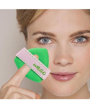 Manolyee Powder Puff For Face Powder | High-Density Flexible Blender Sponge Cosmetic Foundation Applicator Soft Triangle Face Puff For Wet And Dry Use Beauty Makeup Tools - Buy Online on SooperMarket.com