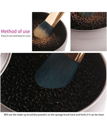 Makeup Brushes Clean Box Soft and Reusable Dry Sponge for Brushes Fast Cleaning Color Changing - Buy Online on SooperMarket.com