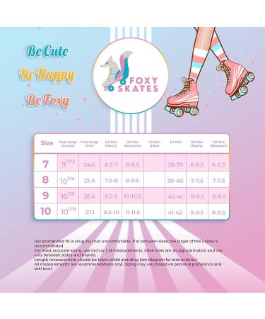FoxySkate Roller Skates Women  Double Row & 4 Wheels Shiny Roller Skates for Women and Men  Adjustable  Indoor and Outdoor Roller Skates for Girls  7-10 US HOLOGRAPHIC 9 - Buy Online on SooperMarket.com