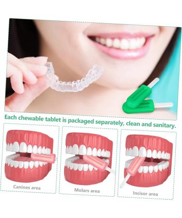 KALLORY 24 Pcs Popsicle Silicone Chew Silicone Pacifiers Braces Aligner Chewies Jaw Training Chewies Sticks 1 count (Pack of 1) As Shownx4pcs - Buy Online on SooperMarket.com