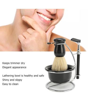 Premium 5-in-1 Shaving Set for Men | Razor Brush Bowl & Stand | Manual Shaving Collection - International Shipping Available - Buy Online on SooperMarket.com