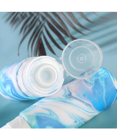 Gemice Travel Bottles 85ml - TSA Approved Leak-Proof BPA-Free Travel Accessories for Shampoo & Soap (Set of 4) - Buy Online on SooperMarket.com