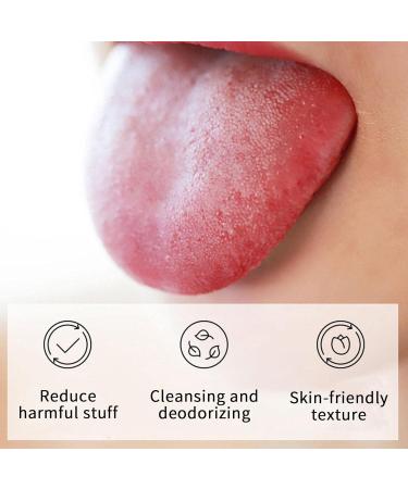 Virtcoy Natural Tongue Cleaning Gel - Ergonomic Brush Set for Bad Breath & Stain Removal | Organic Oral Care - Buy Online on SooperMarket.com