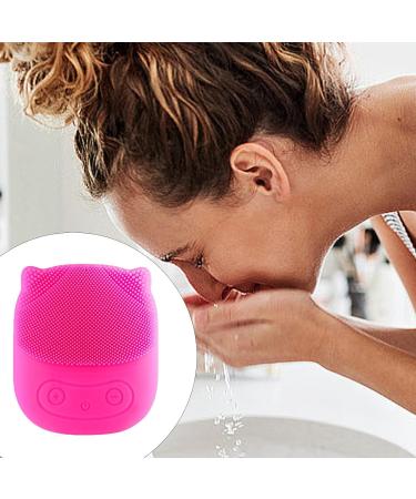 Teksome Face Wash Scrubber | Penguin Shape Electric Face Scrubber Skin Care Face Brushes for Women and Men Waterproof Electric Face Brush for Deep Cleaning Skin Red - Buy Online on SooperMarket.com