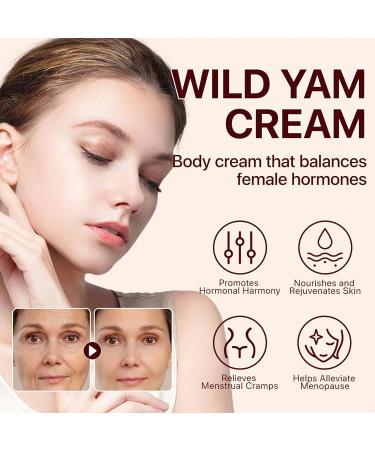 Wild Yam Cream for Hormone Balance | Organic Menopause Relief | Facial Moisturizer 2 OZ - Buy Online on SooperMarket.com