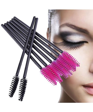 400 PCS Disposable Eyelash Mascara Brushes Makeup Applicator Kits (Black & Rose Red) - Buy Online on SooperMarket.com
