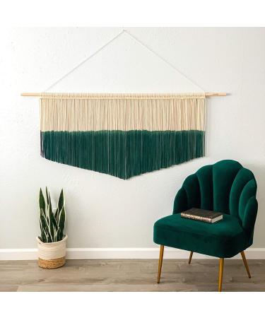 ZOUTOG 2mm x 328 yd 100% Natural Cotton Macrame Cord for Handmade Plant Hanger, Wall Hanging, Craft Making - Dark Green - Buy Online on SooperMarket.com