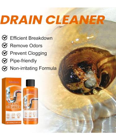 Sink and Drain Cleaner Quick Drain Cleaner Dissolves Clogs For All Pipes (2piece) - Buy Online on SooperMarket.com