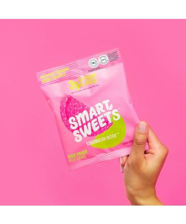 Smart Sweets Low Sugar Sourmelon Bites Candy Fruity Free of Sugar Alcohols & No Artificial Sweeteners Sweetened with Stevia Natural Fruit Flavors 12x50g (Box of 12) - Buy Online on SooperMarket.com