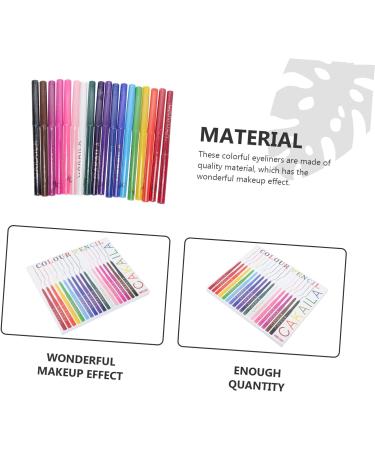 Gogogmee 18pcs Eyeliner Accessories for Makeup Kit for Women Colors Eye Liner Eyes Cosmetics Tools Abs - Buy Online on SooperMarket.com