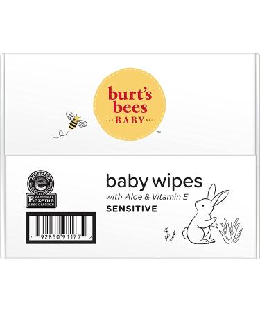 Burt's Bees Unscented Baby Wipes - 720 Count Pack, Hypoallergenic & All Natural with Aloe & Vitamin E - Fragrance Free Towelettes for Sensitive Skin - Buy Online on SooperMarket.com