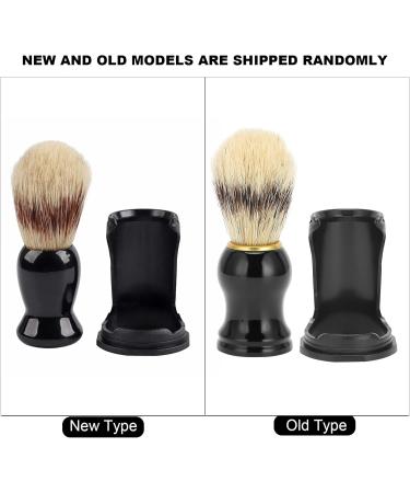 Premium Men's Shaving Brush - Soft Hair Razor Brush with Black Dripping Tape Holder for Facial Cleaning & Grooming - Buy Online on SooperMarket.com