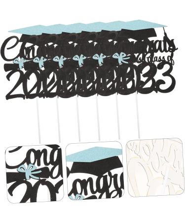 HOMSFOU 24 Pcs Graduation Cake Decorating Graduation Decorations Graduation Cap Cupcake Topper Class a Customs Graduation Party Cake Decorations Phd Cake Picks Ornament Paper Cup - Buy Online on SooperMarket.com