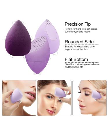 7-PC Multi-Colored Makeup Sponge Set | Beauty Blenders & Mini Sponges for Flawless Liquid Foundation & Powder Application - Buy Online on SooperMarket.com