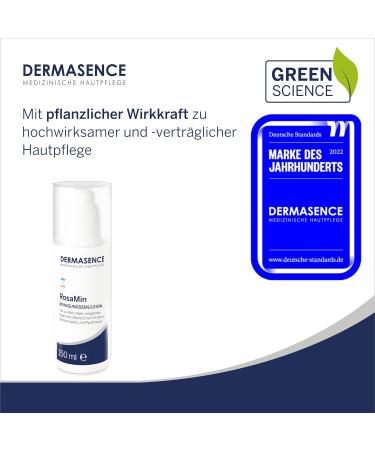Dermasence Rosamine Cleaning Emulsion 150ml - Gentle Cleanser for Sensitive Reactive Skin with Rosacea - Soothing Non-Irritating Perfume-Free Formula - Buy Online on SooperMarket.com