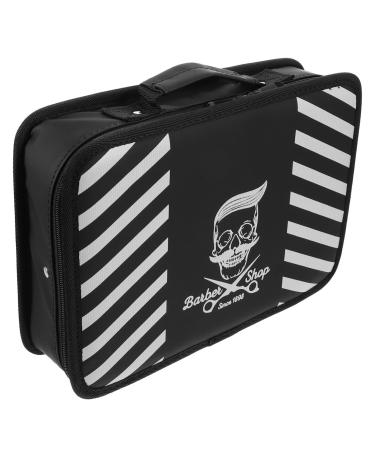 Baluue Barber Bag Hairdressing Barber Tool Bag Hair Tool Organizer Cosmetic Bag Hair Stylist Scissor Holder Case Storage Box