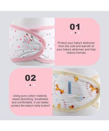 EXCEART 3pcs Baby Belly Band - Newborn Essentials Umbilical Cord Navel Belt - Infant Belly Band (Random Color) - Buy Online on SooperMarket.com