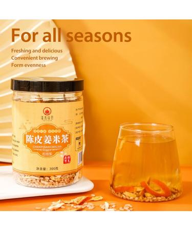 Orange Peel Ginger Rice Tea Herbal Tea Canned Fried Shredded Ginger Rice Tea Health Preserving Flower Tea - Buy Online on SooperMarket.com