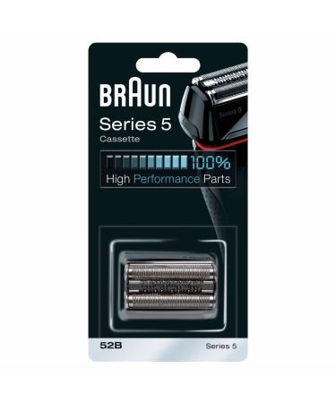 Braun Series 5 Electric Shaver Replacement Head Easily Attach Your New Shaver Head Compatible With All Series 5 Electric Shavers 52B Black Black Single