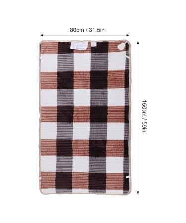 Intelligent Heating Blanket - Soft & Warm Temperature Control | EU Plug Gray-Brown - Buy Online on SooperMarket.com