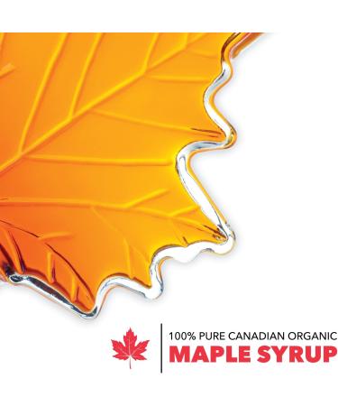 Pure Organic Canadian Maple Syrup (4 X 100ml Bottles.) All-Natural Grade-A Light Amber | Delicious Sweetness | No Preservatives Gluten Free Vegan Friendly - Buy Online on SooperMarket.com