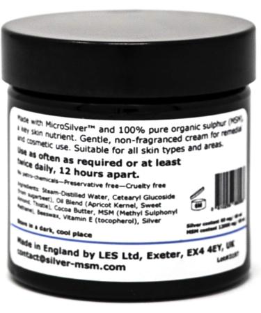 Argentum Plus Silver-MSM Cream 60ml - Pack of 1 | Skin-friendly Formula - Buy Online on SooperMarket.com