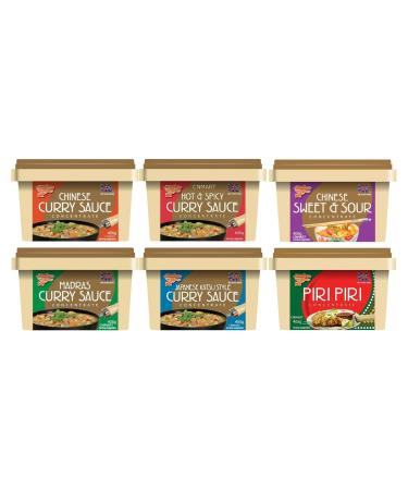 Goldfish Takeaway Curry Sauce Paste Concentrate 3x405g Customise Your Flavours