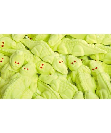 Aseli Wooden Champion Crocodiles - Gluten-Free & Lactose-Free Foam Candy (1100g) | Red Eyes Direct from Manufacturer - Buy Online on SooperMarket.com