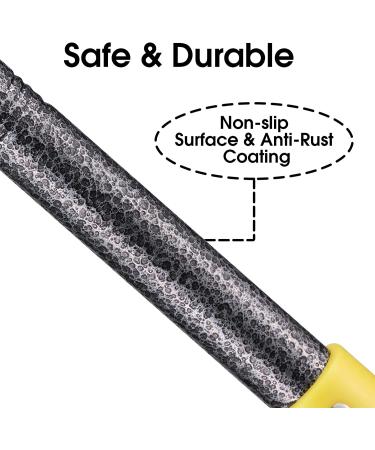 Commercial Heavy Duty 60 Metal Mop Handle - Adjustable for Industrial & Household Cleaning - Quick Change Clamp for Wet Mop - Buy Online on SooperMarket.com