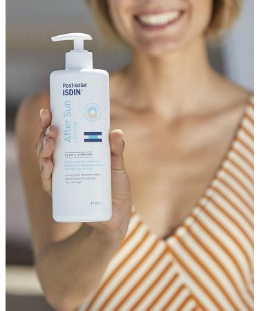 ISDIN Post-Solar Aftersun Lotion 400ml - Soothes & Hydrates Sun-Damaged Skin | 1 Pack - Fast International Shipping - Buy Online on SooperMarket.com