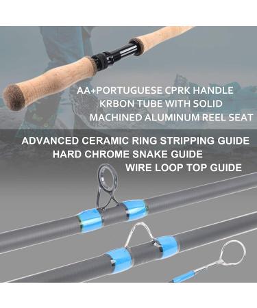 Maximcatch Spey Two-Handed Fly Rod 4/5/6/9ft | 10ft Carbon Fiber Fishing Rod with Cordura Case - Perfect for 9/10WT Fly Fishing - Buy Online on SooperMarket.com