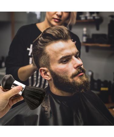 Black Hair Cutting Cape with Neck Duster Brush Professional Barber Cape Hairdressing Gown Waterproof Salon Barber Gown with Adjustable Barbers Cape for Hair Styling Cutting Coloring Styling - Buy Online on SooperMarket.com
