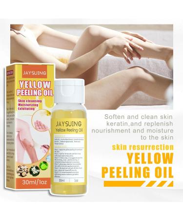Yellow Peeling Oil Strong Peeling Oil Extra Peeling Oil Suitable for Dark Skin Body Face Dark Spots Brightening Complexion - Buy Online on SooperMarket.com