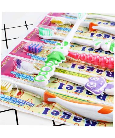 KOMBIUDA Whitening Toothbrush - 12pcs Cartoon Kids Sensitive Small Brush Head for Optimal Oral Care - Buy Online on SooperMarket.com