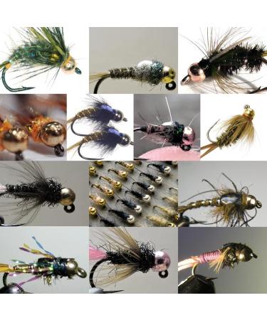 MUUNN 200pcs Fly Tying Tungsten Beads - Cyclops Nymph Head Ball Assortment - 1.5mm - 6.4mm - 4 Colors - Premium Fly Tying Materials - Buy Online on SooperMarket.com