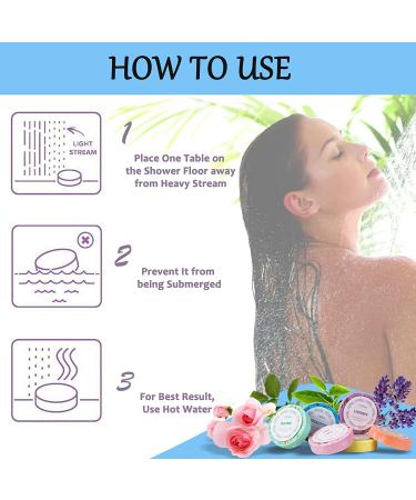 Oziva Nighttime Shower Steamers - Aromatherapy Shower Bombs for Stress Relief - Christmas Self Care Gifts - Stocking Stuffers for Women and Men - Buy Online on SooperMarket.com